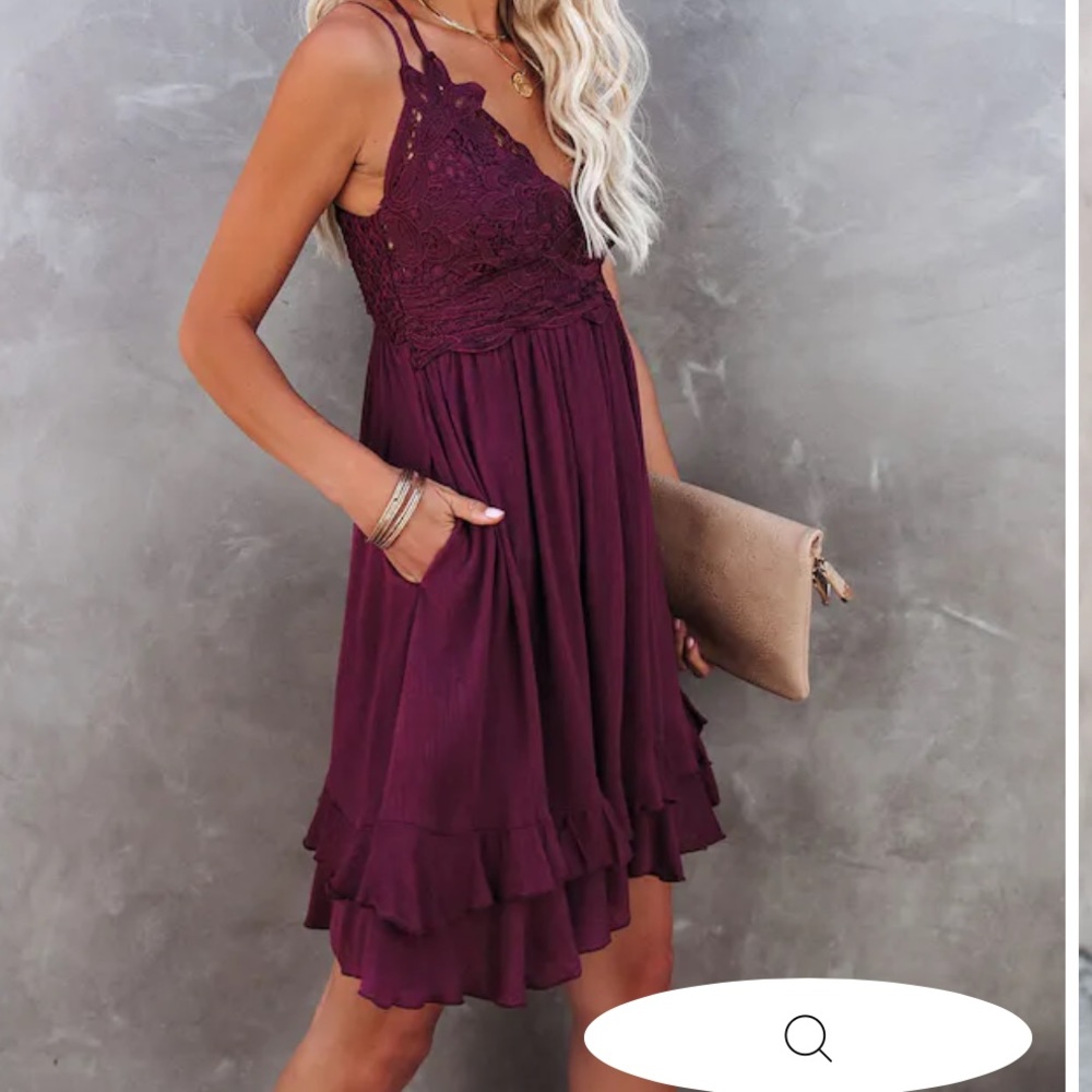 Vici Collection. Size XS. Plum Mini Dress